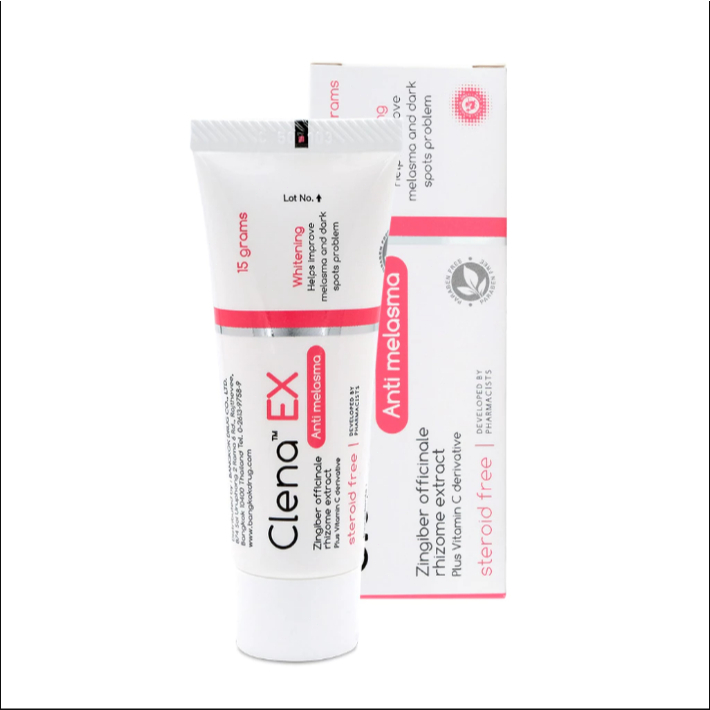 x2 Clena EX Anti Melasma 15g. คลีน่า เอ็กซ์ แอนตี้ เมลาสม่า บำรุงผิวหน้าปรับผิวให้กระจ่างใส และดูเรี