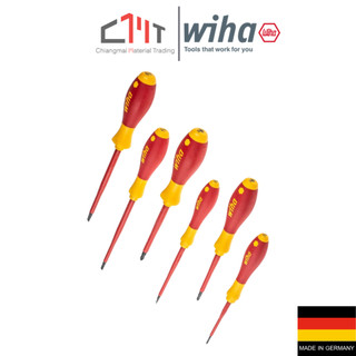 WIHA ไขควงกันไฟ Soft Finish ปากแฉก/ปากแบน VDE 1000V  No.321N/ 320N