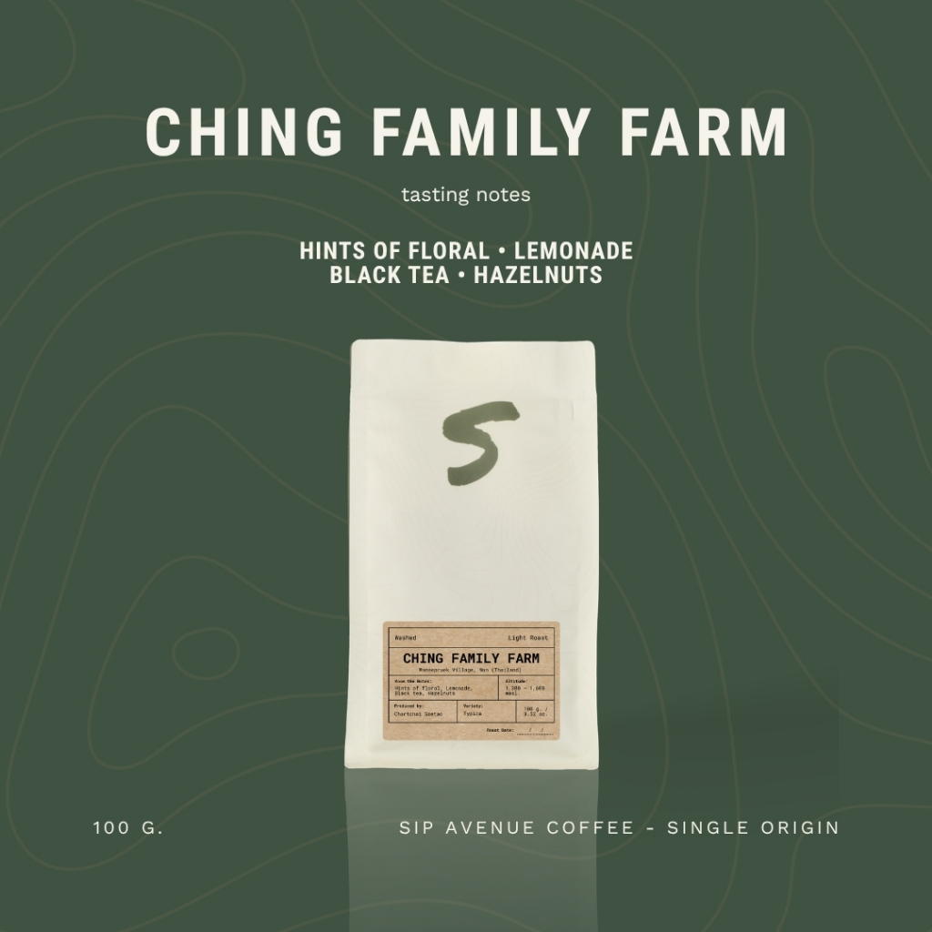 Sip Avenue Coffee - Single Origin | Ching Family Farm | Maneepruek Village | Typica Washed