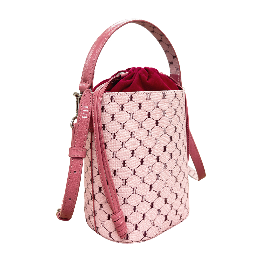 ELLE حقيبة دلو MONOGRAM جلد طبيعي WEHH108 — صورة 2