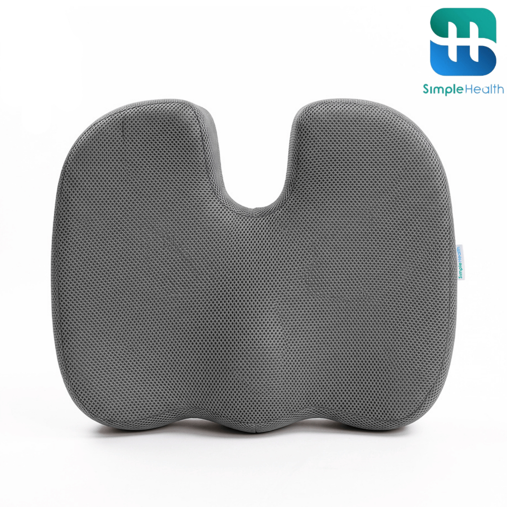 Simple Healthcare เบาะรองนั่ง เบาะรองเก้าอี้ Memory Foam Seat Cushion เบาะรองนั่ง เก้าอี้ออฟฟิศ รถยนต์ รองรับสรีระ