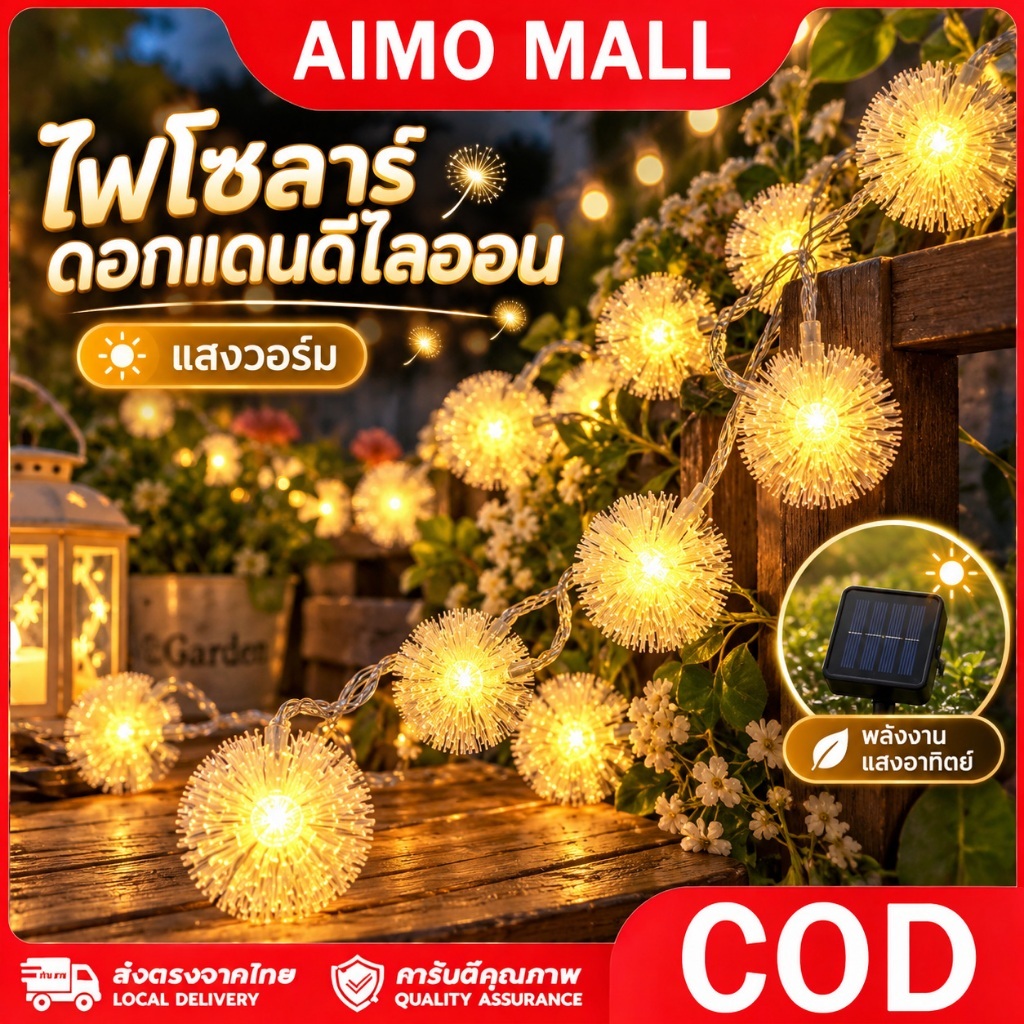 LEDไฟประดับตกแต่ง ไฟกระพริบLED  ไฟเส้นอัจฉริยะ ไฟตกแต่งสวน กลางแจ้ง กันน้ำกันฝน