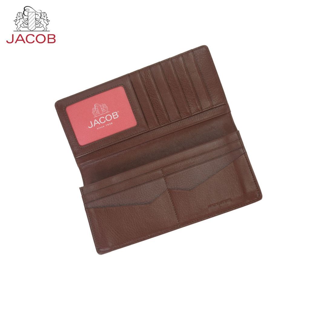 JACOB محفظة رجالية طويلة جلد ناعم بسحاب 22611 — صورة 8