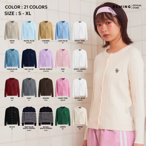 Bemingtop643(S-XL) - BMG Knit Cardigan(Pre 15-20 วัน)