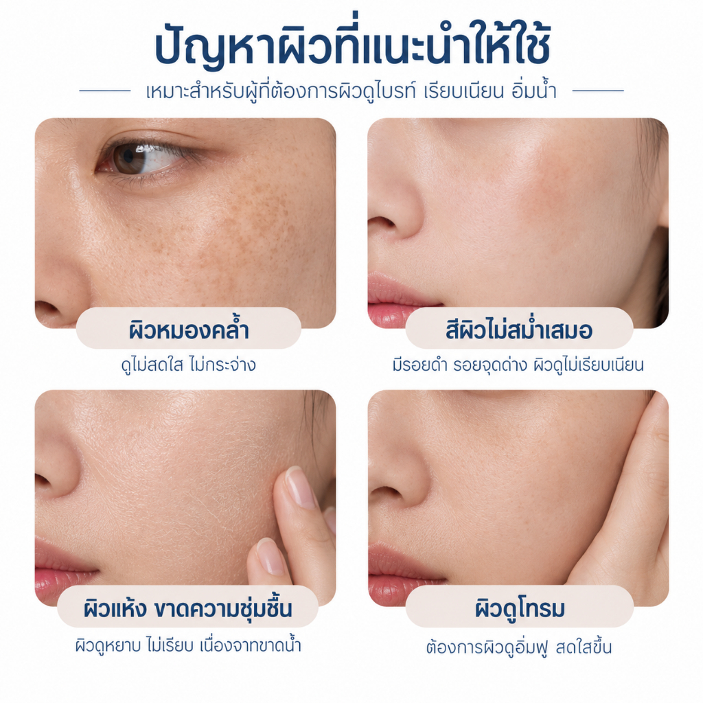 TERESIA Tone Up Cream 50ml Marine Collagen 1000ppm ครีมปรับผิวสว่าง เติมความชุ่มชื้น ผิวดูฉ่ำใส เกาหลี — صورة 3