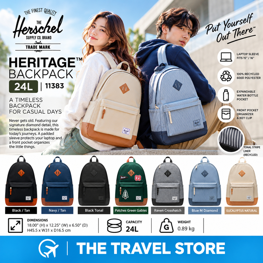 Herschel حقيبة ظهر Heritage ‏24 لتر