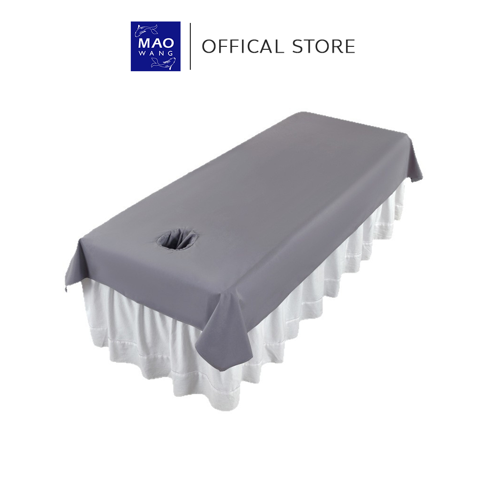 ผ้าปูเตียงสปา เสริมสวย สีพื้น นุ่มสบาย มีหลายขนาด Spa bed sheets