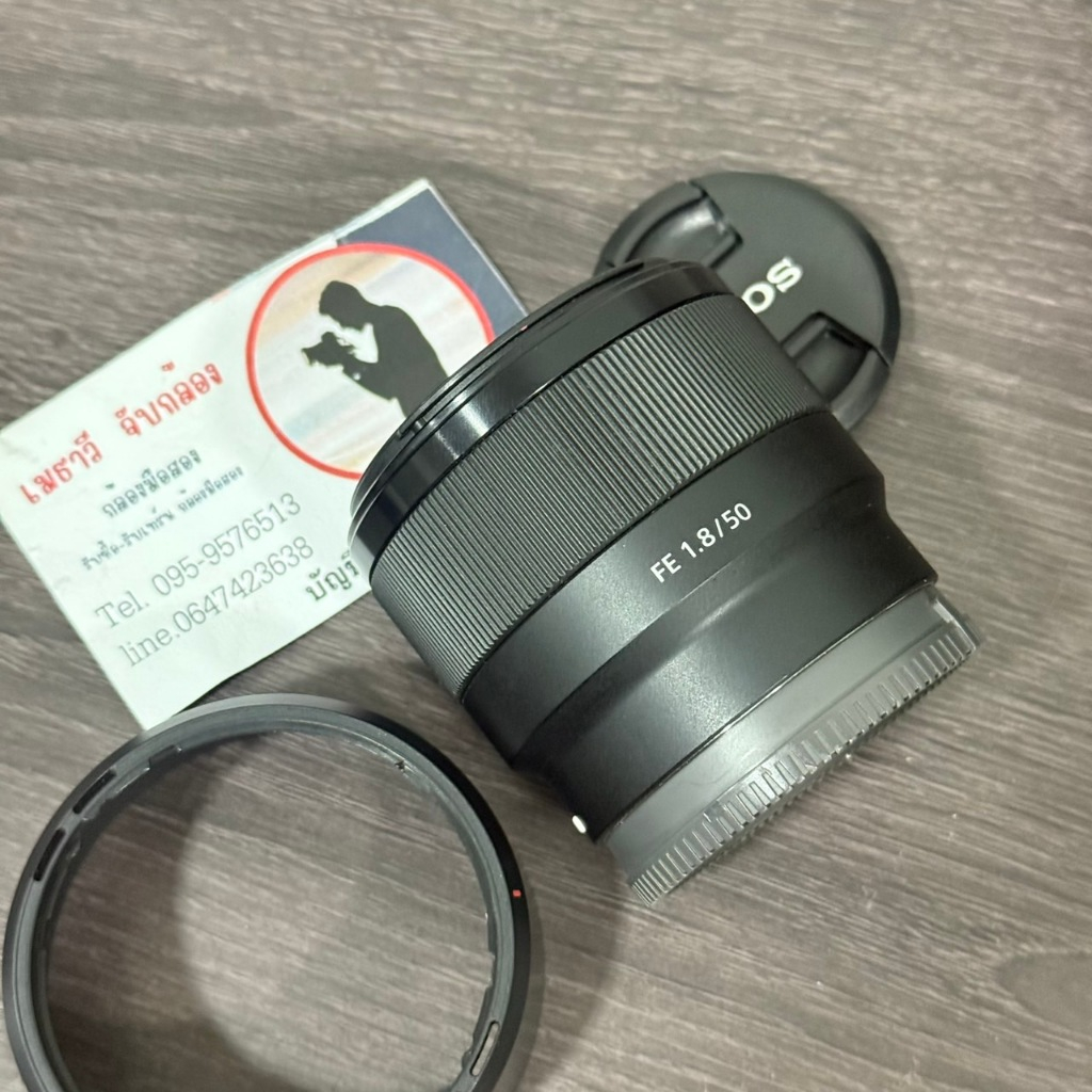เลนส์ sony 50 f1.8 Fe