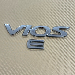 โลโก้ VIOS+E G S J เรียบ ติดท้าย Toyota vios  ราคาต่อชุด  2 …