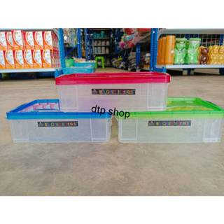 กล่องพลาสติกใส เรโท(ฝาสี) กล่องอเนกประสงค์ PP ใส่ของ