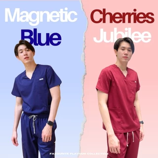 ชุดสครับขาตรง (ไม่ปักชื่อ) Scrubs STAT รุ่น Favourite Flavour Collection ชุดหมอ แพทย์ พยาบาล คลินิก
