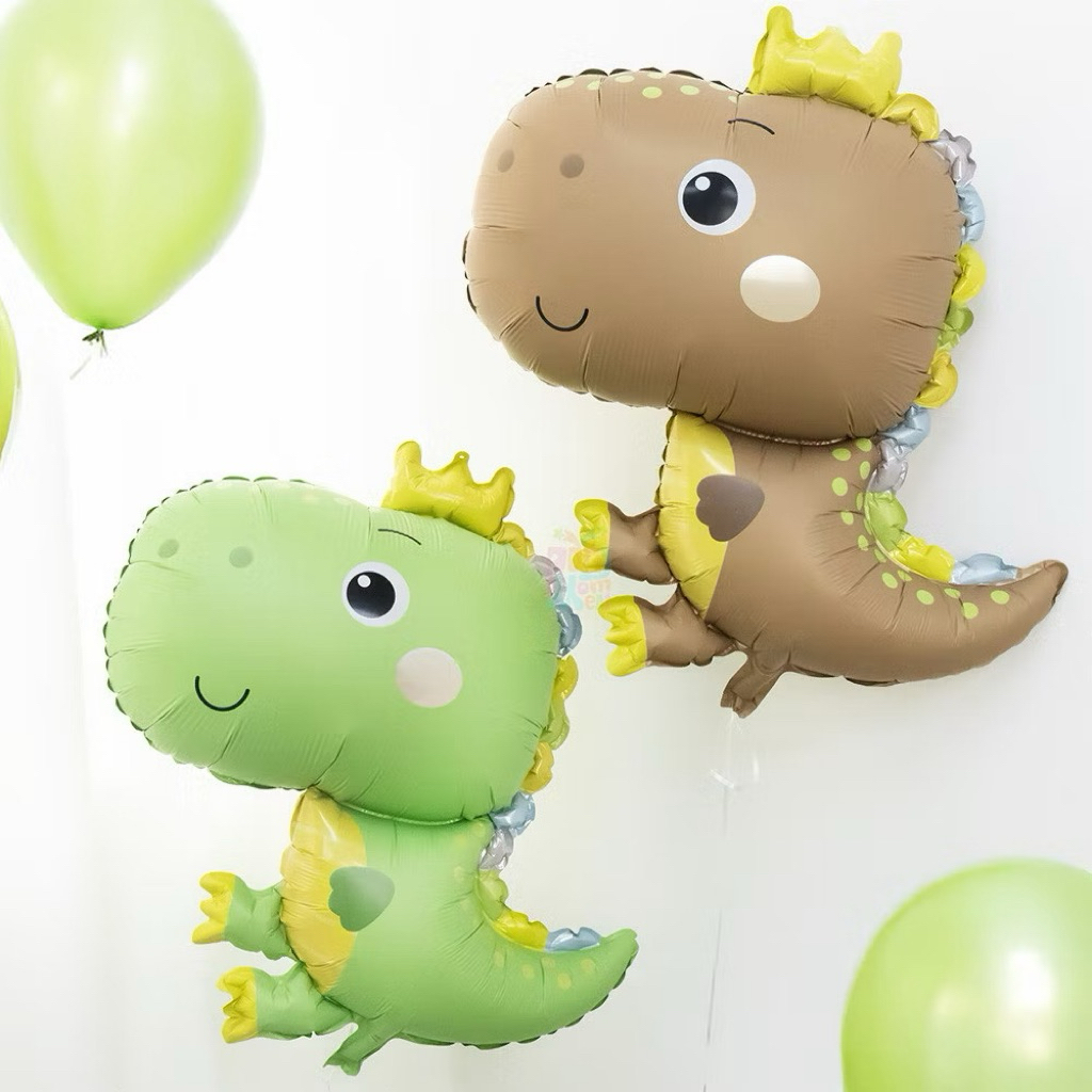 ลูกโป่งฟอยล์ ลูกโป่งไดโนเสาร์ มี 2 สี Dinosaurs 🦖 พร้อมส่ง ร้านไทย