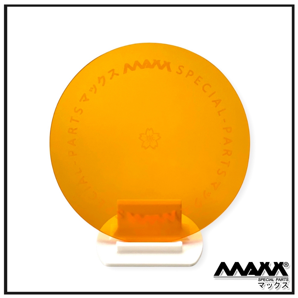 マックス ( Headlight Protection guard for CT125/DAX125/MONKEY125 ) Colors : Clear Orange by MAXX Special Parts