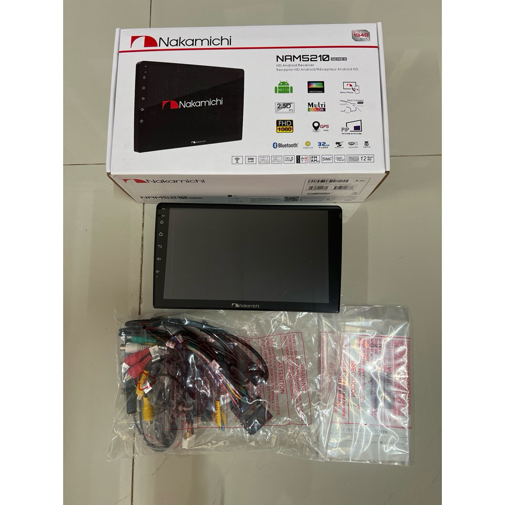 4359บาท 10นิ้ว แอนดอยแท้ Nakamichi NAM5230 Ram2Rom32 เสียงดี เน้นคุณภาพ