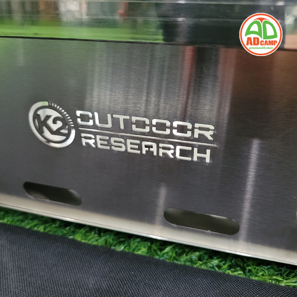 เตาปิ้งย่าง K2 IGT GRILL STOVE  เตาแคมป์ปิ้ง สแตนเลส SUS304  พับเก็บเร็ว ใช้กับโต๊ะ IGT ได้ - รูปที่ 3