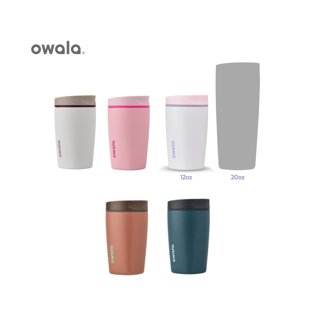 พร้อมส่ง* Owala Smoothsip Slider 12 oz / 20 oz 🫧