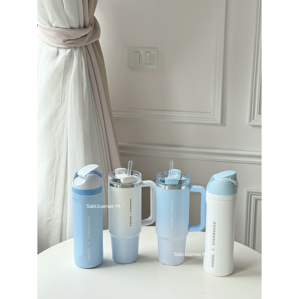 แก้ว starbucks x owala ของแท้ 💯 🩵🤍