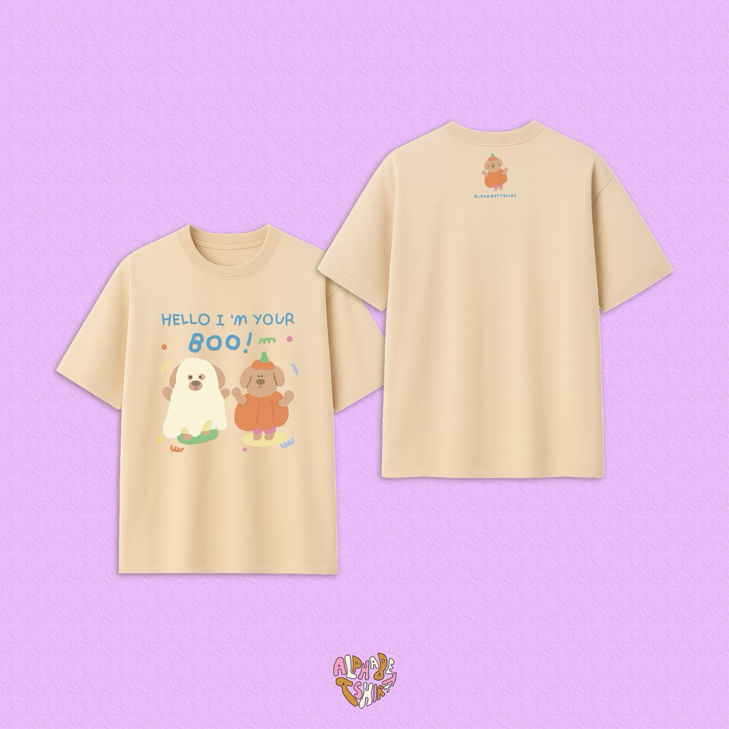 เสื้อยืด ฮาโลวีน Hello, I’m your boo! 👻🎃
