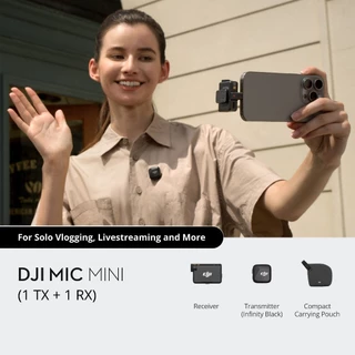 【New】DJI Mic Mini - Wireless Microphone | ไมค์ไร้สาย ขนาดพกพา | น้ำหนัก 10 g | รับสัญญาณได้ไกล 400 ม.