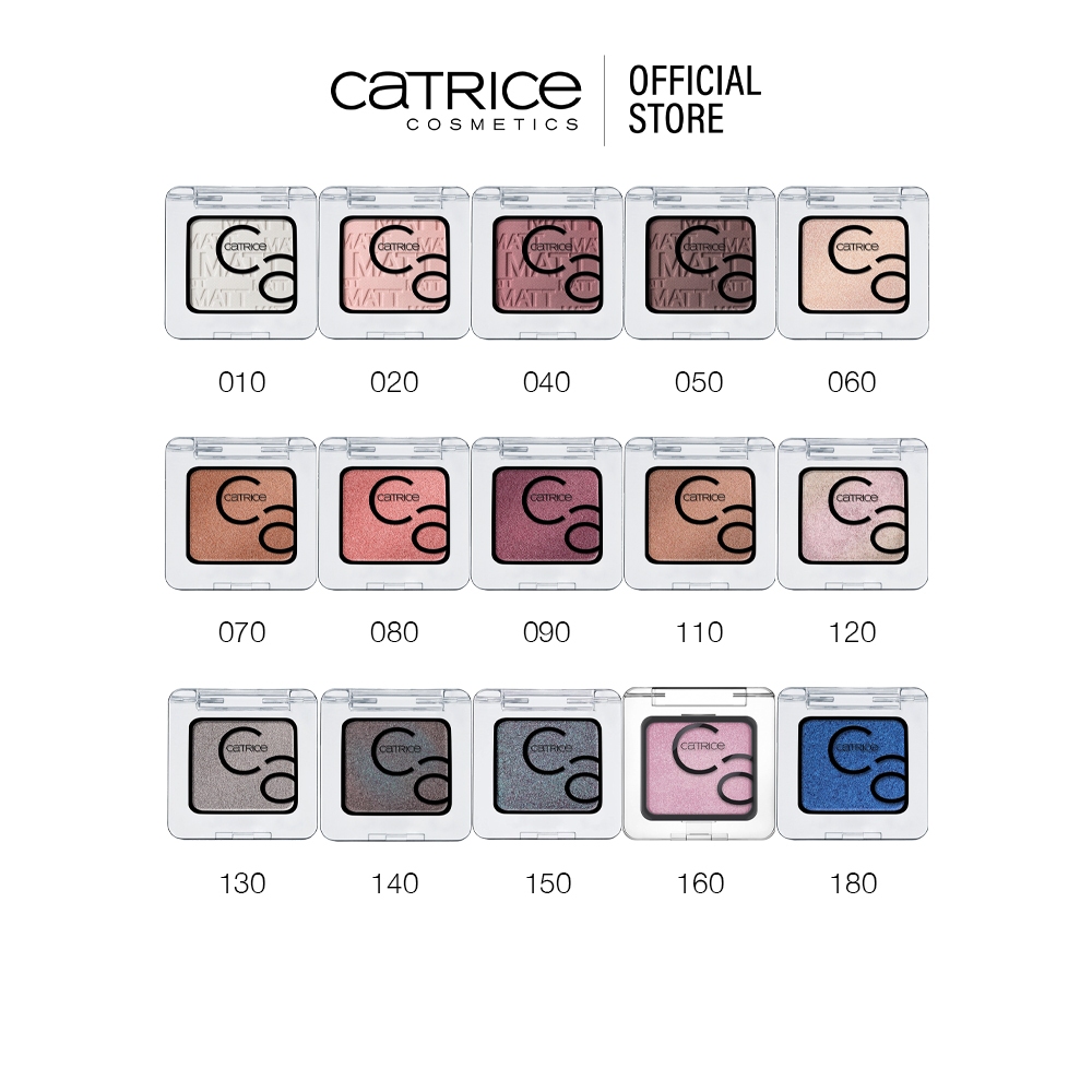 Catrice คาทริซ Art Couleurs Eyeshadow อายแชโดว์เนื้อฝุ่น