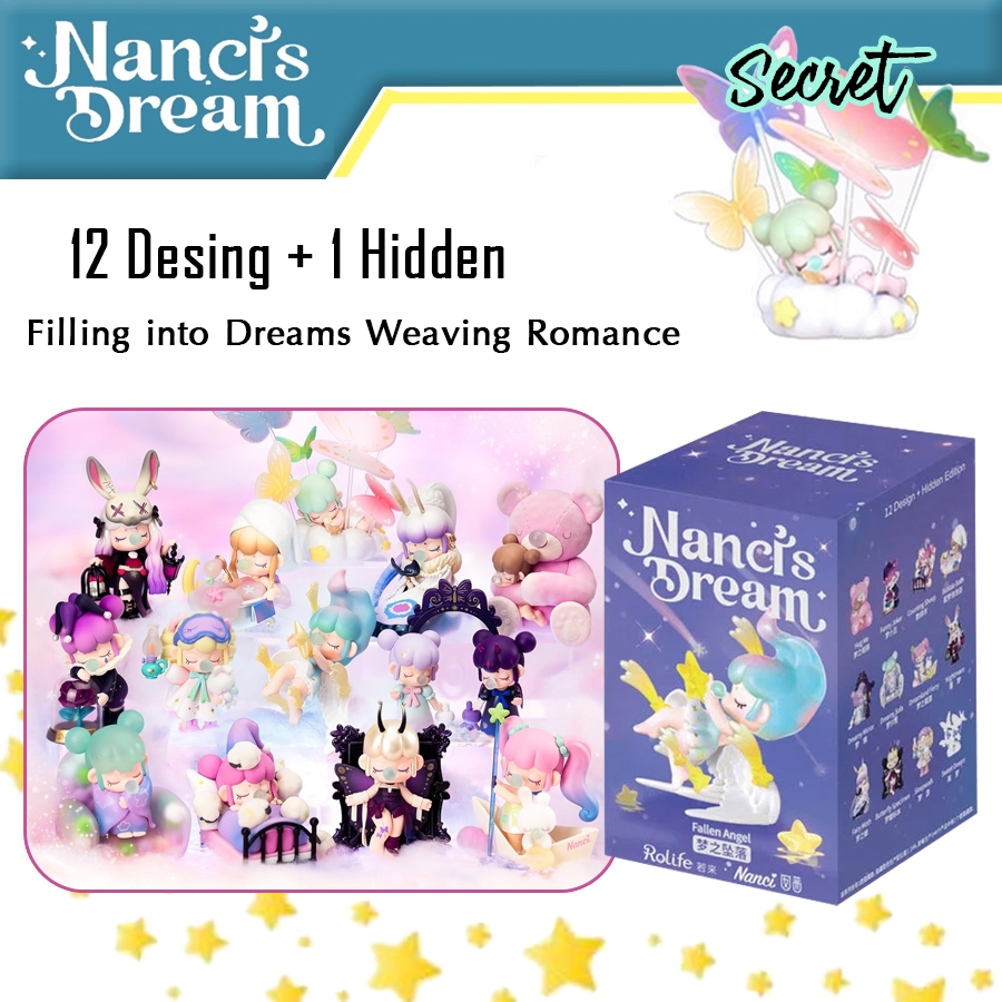 [พร้อมส่ง กล่องสุ่ม ] ฟิกเกอร์ Rolife Nanci Dream Series Mystery Box ลิขสิทธิ์แท้🌙 ของสะสม ไม่แกะ/แยก
