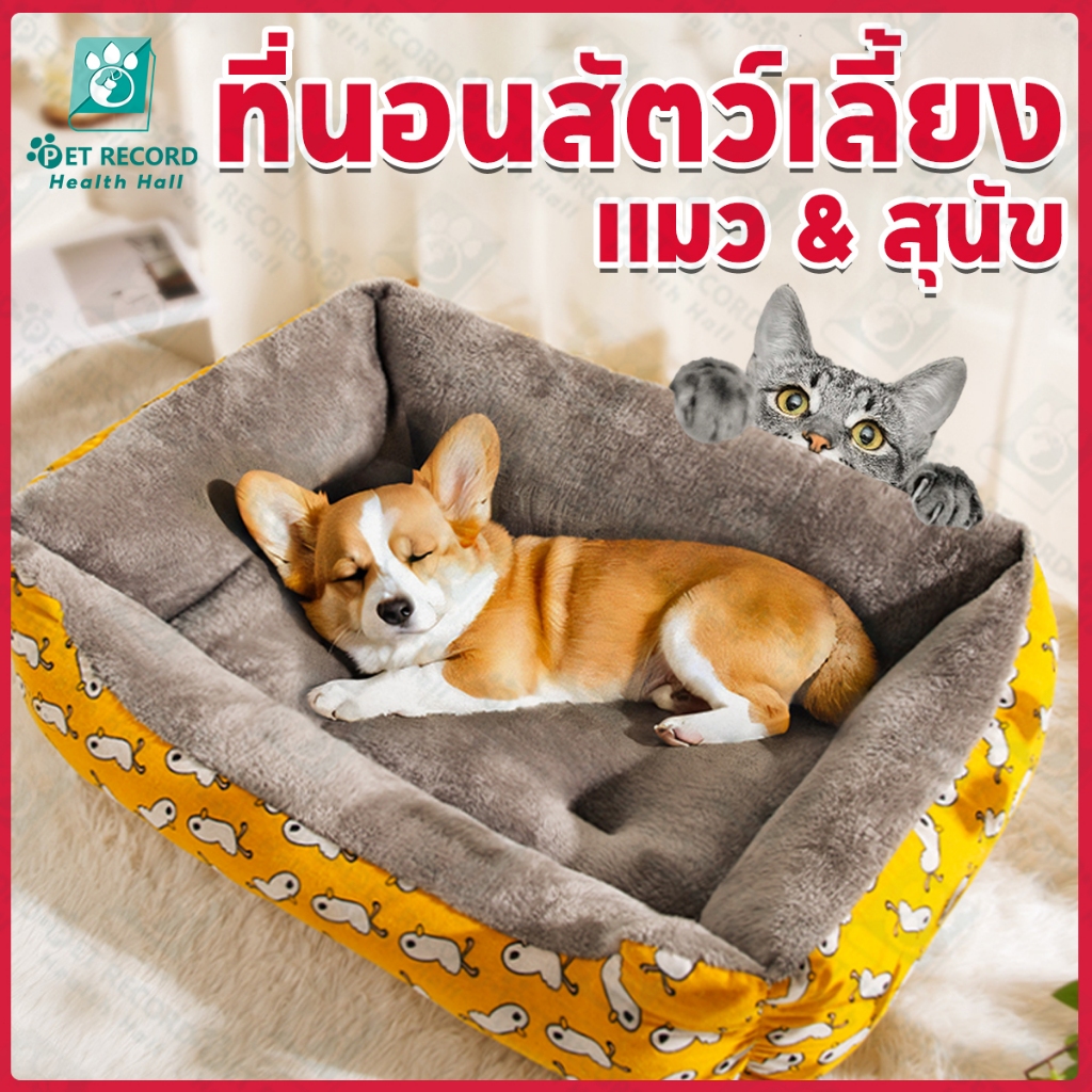 เตียงสุนัข ที่นอนแมวใหญ่ เบาะหมา ที่นอนสัตว์เลี้ยง นุ่มสบาย ด้านล่างมีกันลื่น