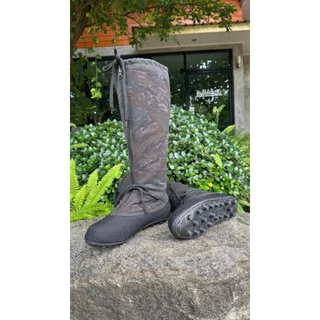 CS SHOES รองเท้านินจาพื้นปุ่มสตั๊สยาวซิปหน้า รุ่น CS1010 เหมาะสำหรับใส่ลุยโคลน ทำนา เดินป่า ตกปลา กิจกรรมกลางแจ้ง
