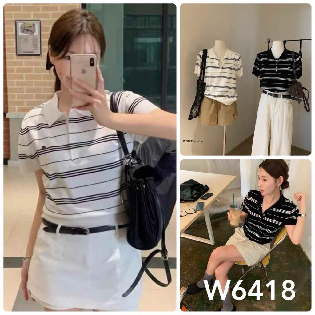 W6418 เสื้อแฟชั่น Tag🇰🇷🛍️WGWE