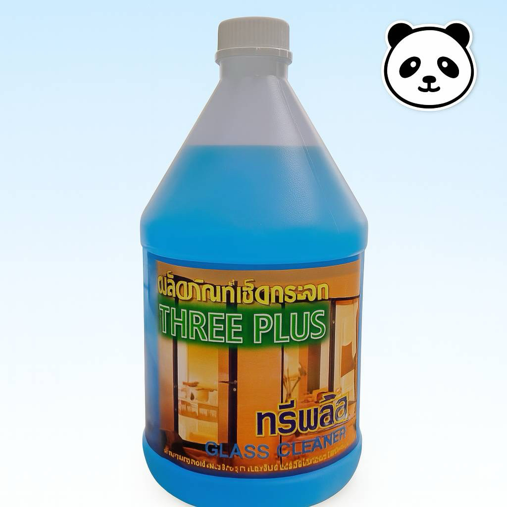 น้ำยาเช็ดกระจก ( Thee Plus ) 1 แกลอน