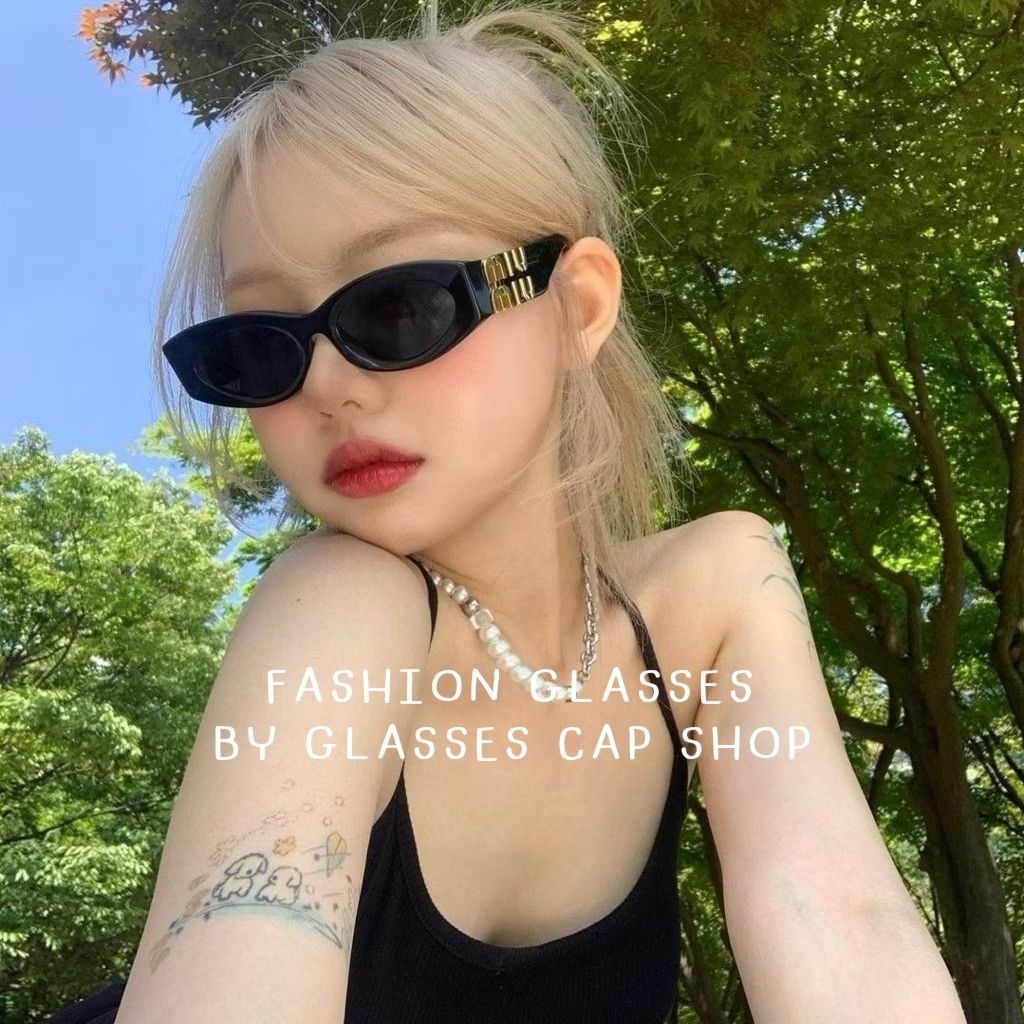 แว่นตาแฟชั่น New Le-s Oh Damn!  แว่นตากันแดด  [สินค้าพร้อมส่ง🇹🇭ในไทยค่ะ]