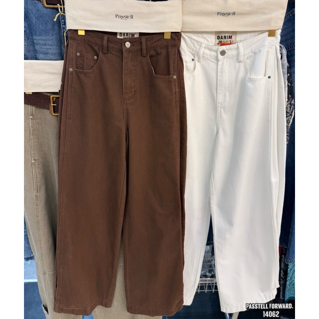 Korea balloon darim jeans With belt รุ่นนี้แนะนำเลย!!!! ทรงสวยมาก ยีนdarimบอลลูนแต่ปลายขา เย็บจีบเข้