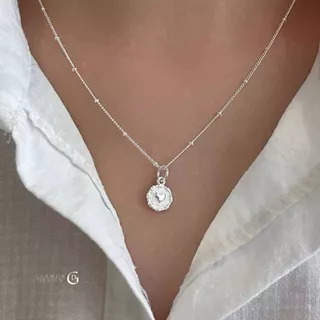 GLAMOR✨สร้อยคอเงิน Be Mine สร้อยคอเงินแท้925 สไตล์เกาหลี สร้อยคอแฟชั่น สร้อยคอรูปหัวใจ