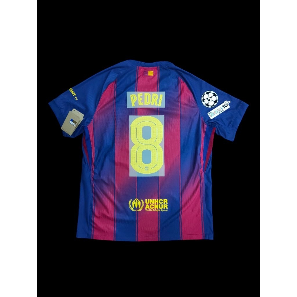 เสื้อ barcelona full pedri+อาร์มucl ฤดูกาล2025/26 home player jersey แท้100%