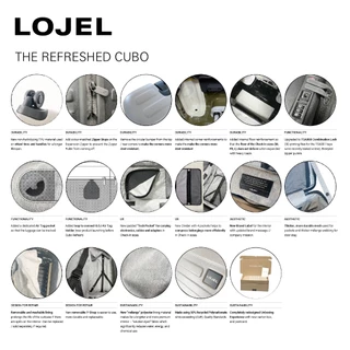 LOJEL Cubo Medium 26" (Flat-Top Opening) รับประกัน 10 ปี