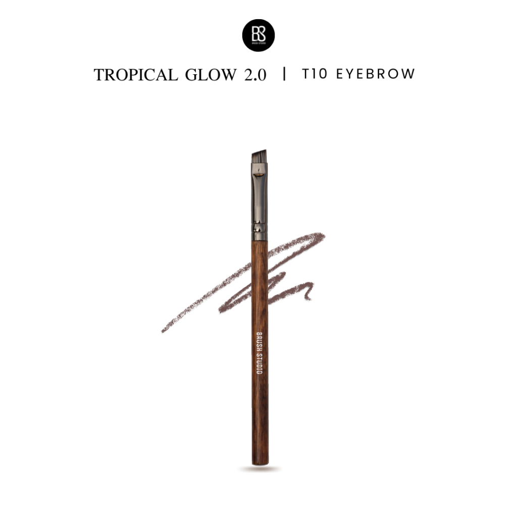 BRUSH STUDIO Tropical Glow : T10 Eyebrow แปรงคิ้ว