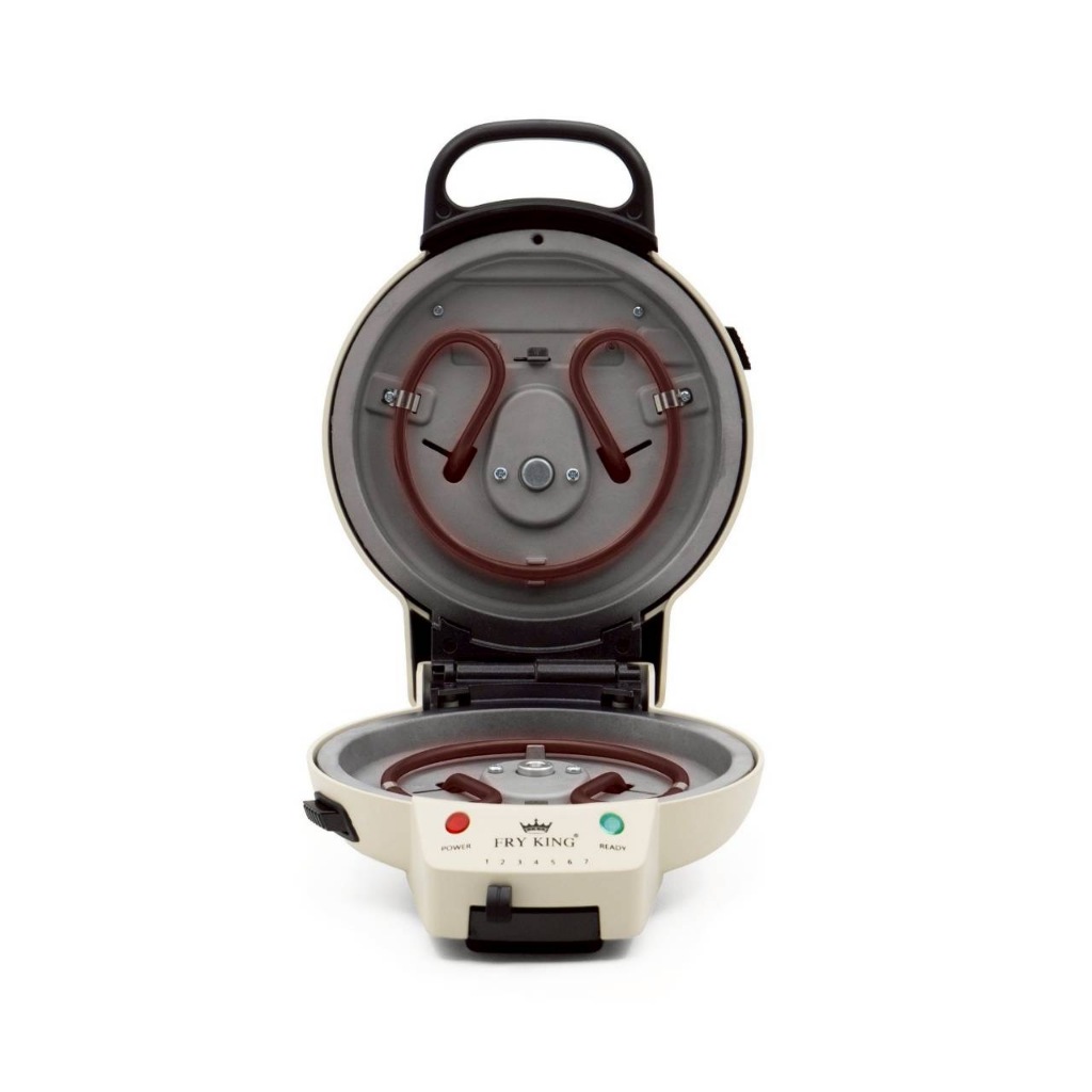 FRY KING รุ่น FR-WS03 เครื่องทำวาฟเฟิลไฟฟ้า 950W เปลี่ยนถาดได้ 2 แบบ (วงกลม / 3 หลุม) เคลือบ Non-stick ใช้งานง่าย - รูปที่ 4