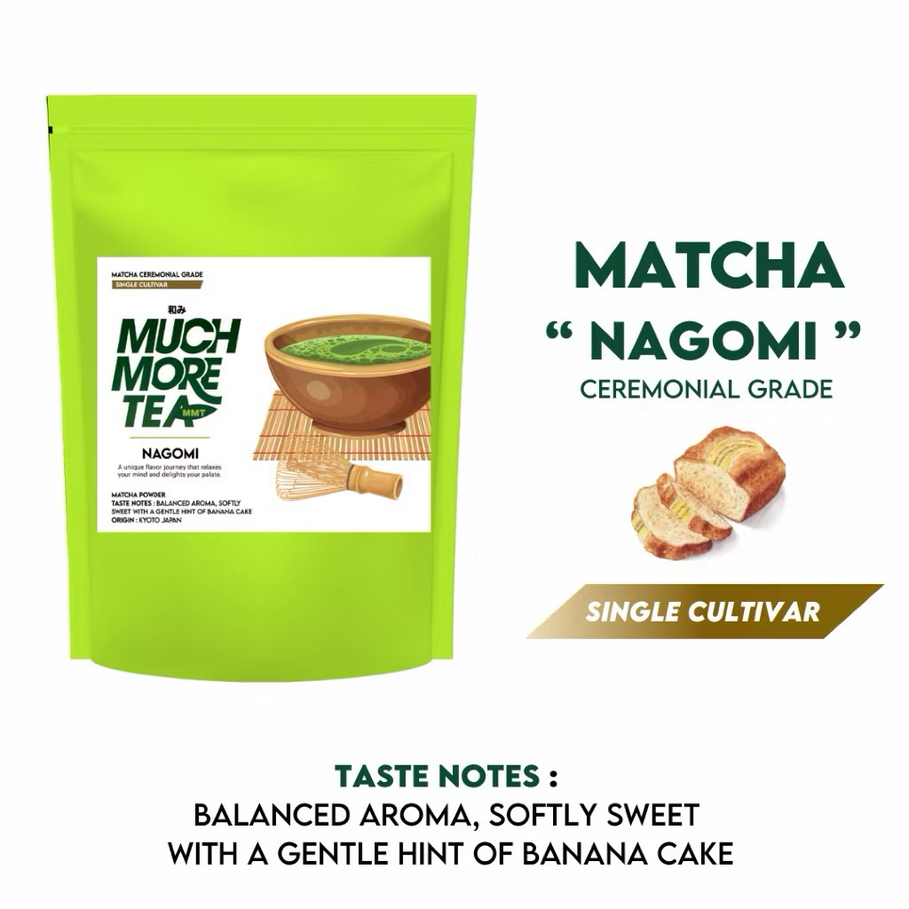 ใช้โค้ดลด 20%❗️(พร้อมส่ง) Much more tea 🍵 NAGOMI 20g.BALANCED AROMA, SOFTLY SWEET WITH A GENTLE HINT