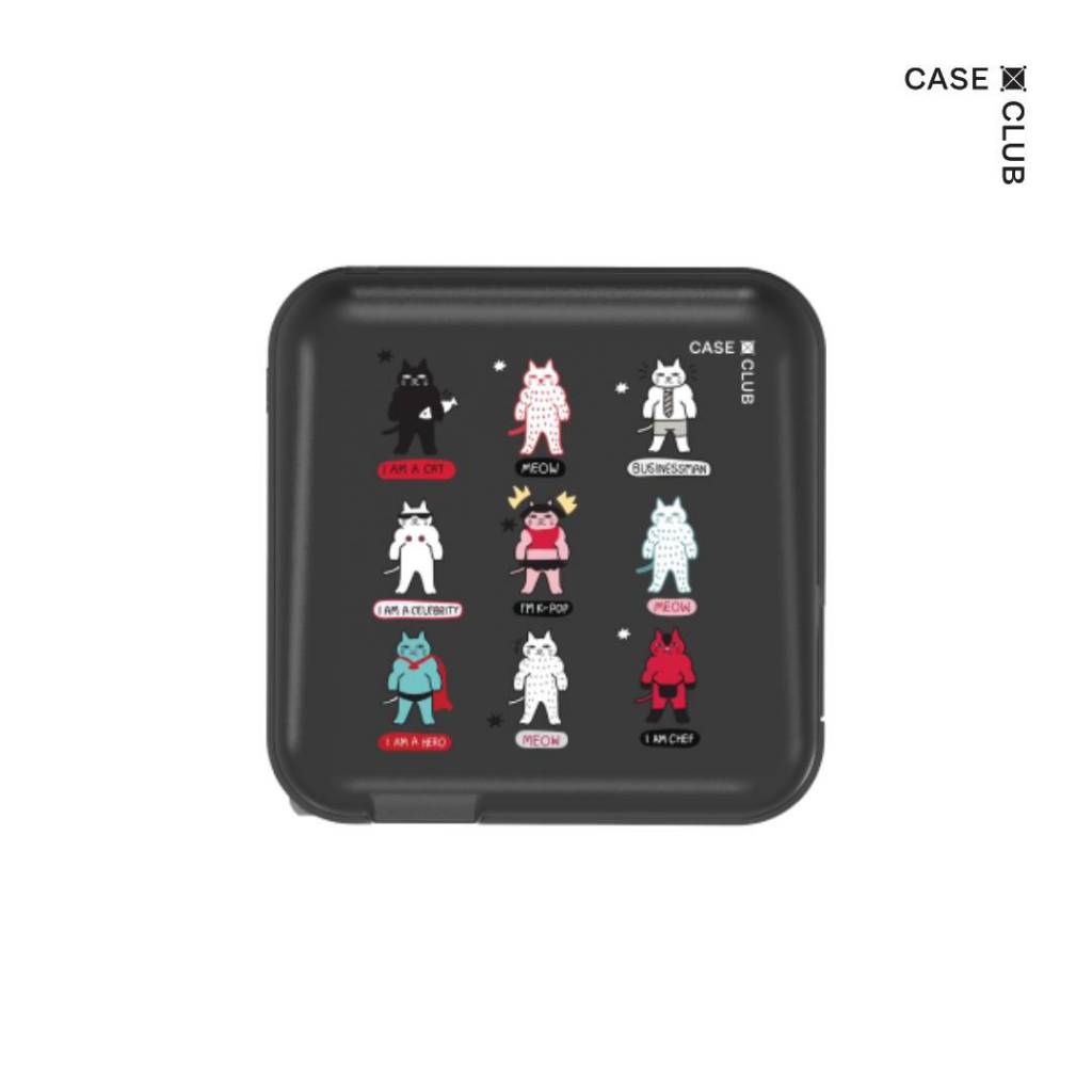 CaseClub Powerbank สายชาร์จในตัว พาวเวอร์แบงค์ แบตสำรอง ความจุ 15000mAh ลาย Cat