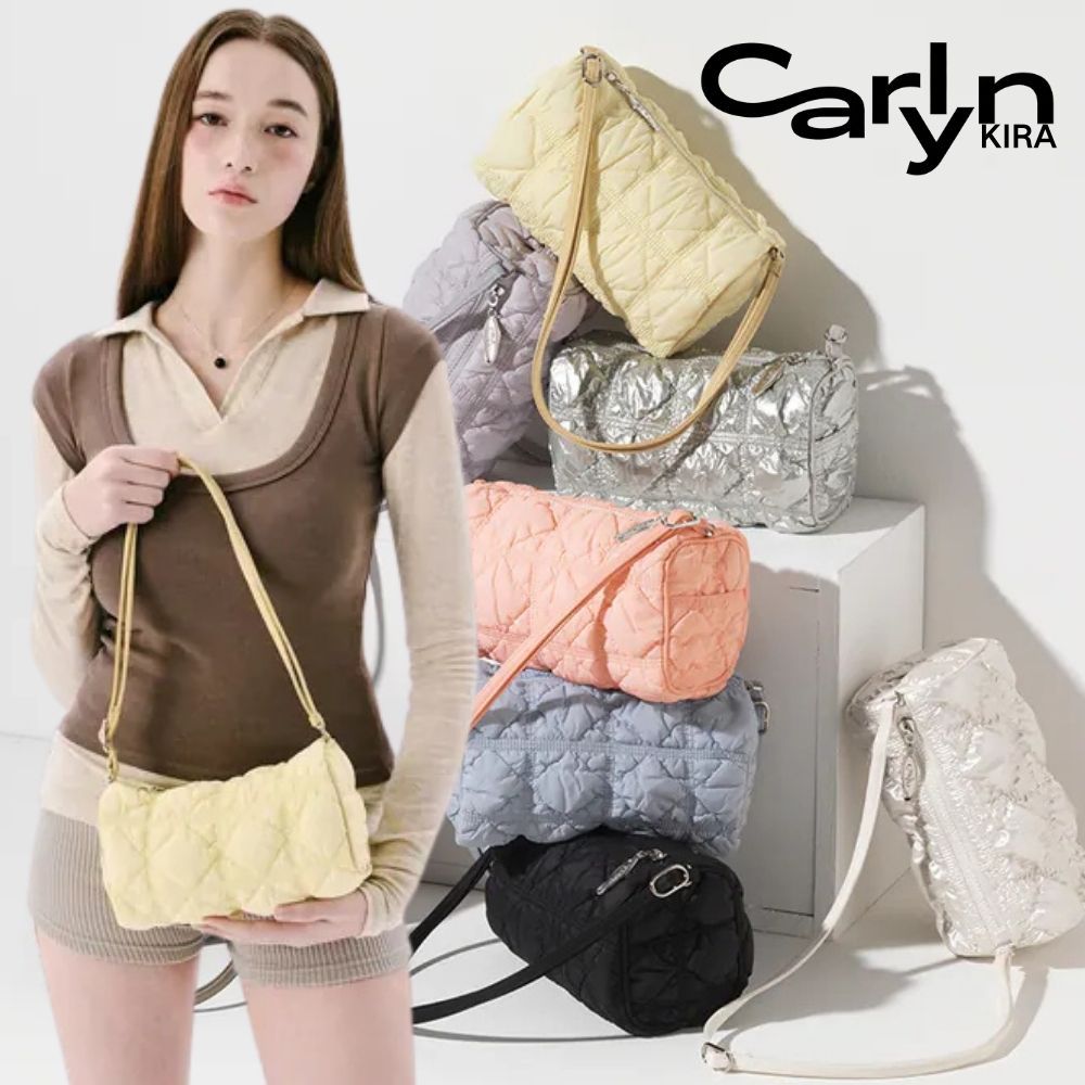 [แท้/พร้อมส่ง]กระเป๋า Carlyn Kira สี Black/Light Brown/Light Blue/Pale Yellow/Or