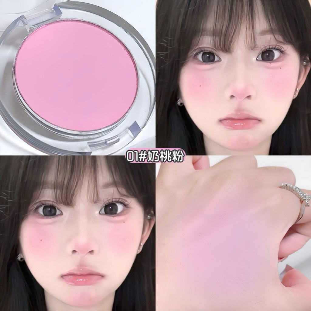 NO.3040 บรัชออนทาแก้ม Lameila บลัชออนเนื้อแมตต์ ส้มพีช บลัชออน เนื้อฝุ่นโทนส้มส้มพีช โทนสีพีช ส้มอิฐ เนื้อดีสีสวยบลัชออน - รูปที่ 5