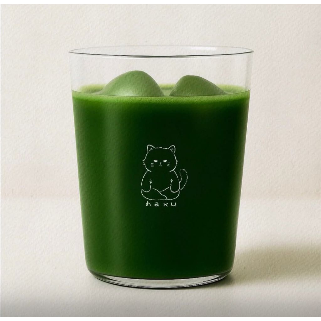 🤍พร้อมส่ง🤍 Haku matcha glass คอลแมว ของใหม่