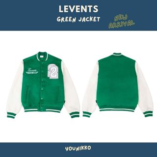 (รอบส่ง 21/4)  Sale 50% Levents Varsirty green jacket unisex…