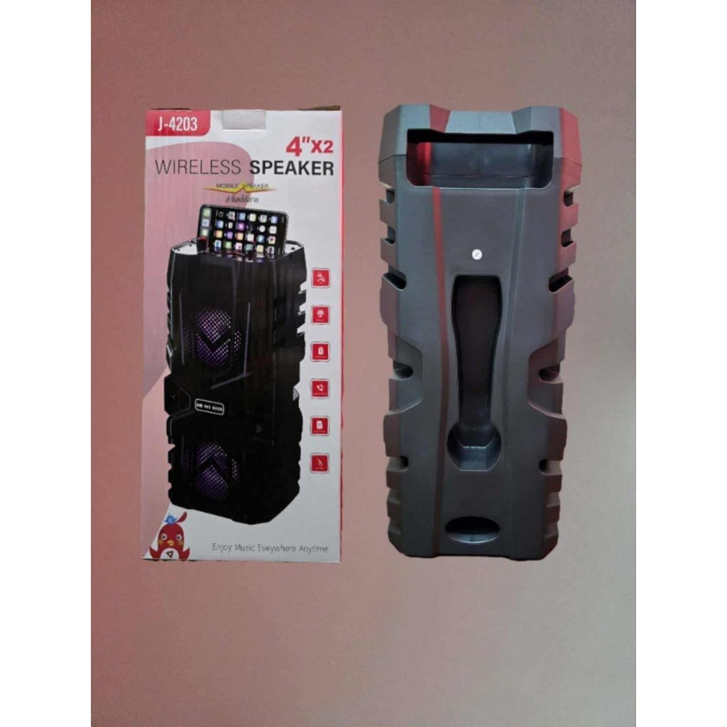 ลำโพงไร้สาย Mobile speaker J-4203(ของใหม่ มือหนึ่ง)