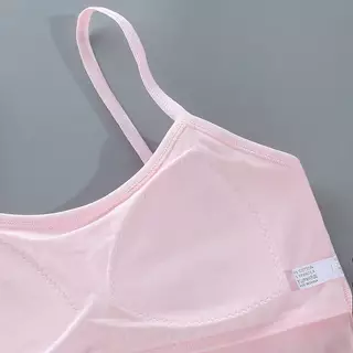 [Y D]🔥พร้อมส่ง🔥เสื้อซับในสายเดี่ยว ผ้าฝ้าย ขนาดฟรีไซส์ สำหรับเด็กผู้หญิง #D8387