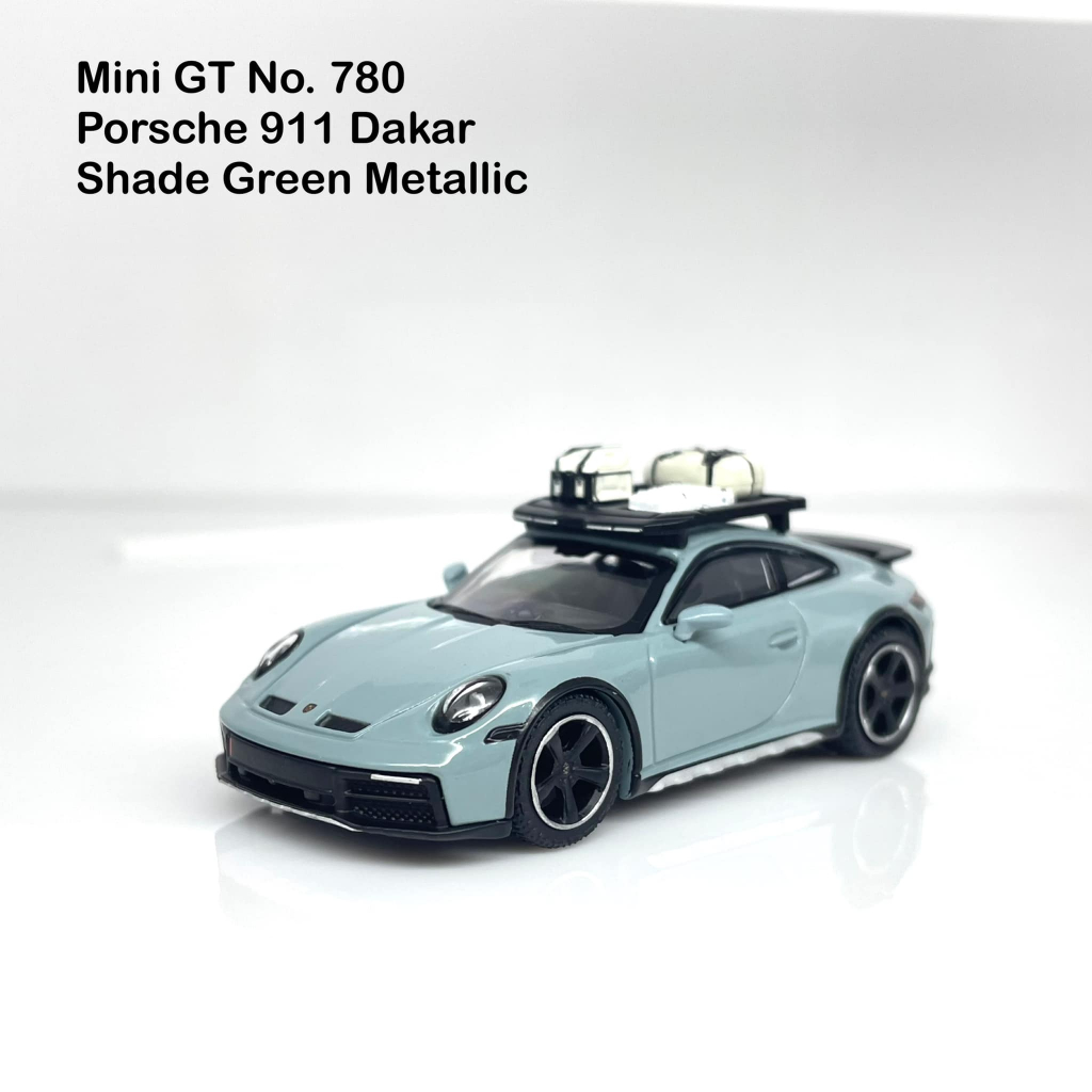MiniGT  No. 780-R  Porsche 911 Dakar Shade Green Metallic