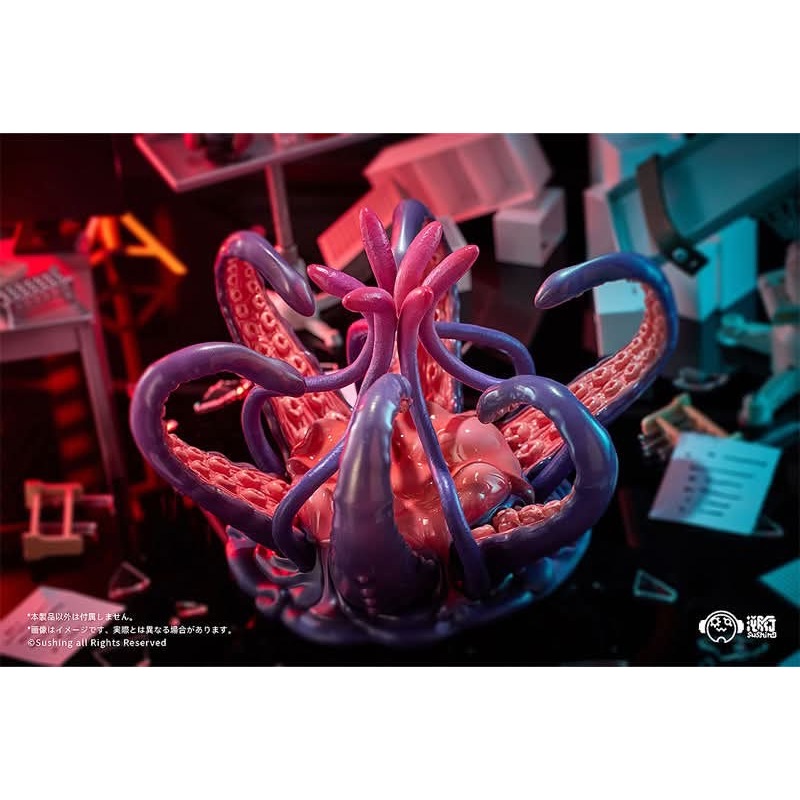 In-Stock Sushing Movable tentacles Floor Figure Model Toys Alien Monster