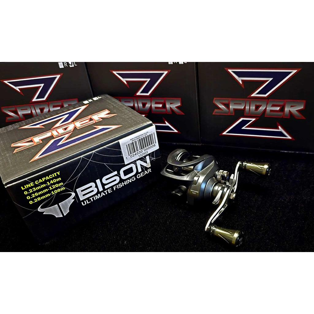 BISON SPIDER Z รอกเบทหยดน้ำตัวใหม่ล่าสุด 2024