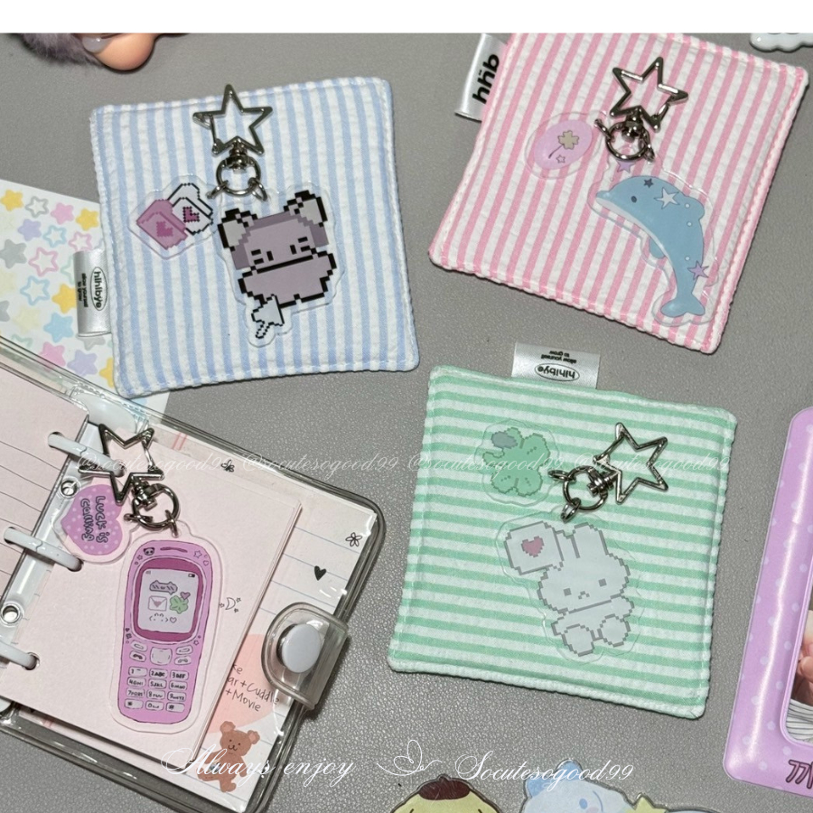 Keychain Sweet Day Collection พวงกุญแจ อะคริลิคลายน่ารัก มินิมอลคิ้วท์ ดีไซน์สไตล์ Y2K
