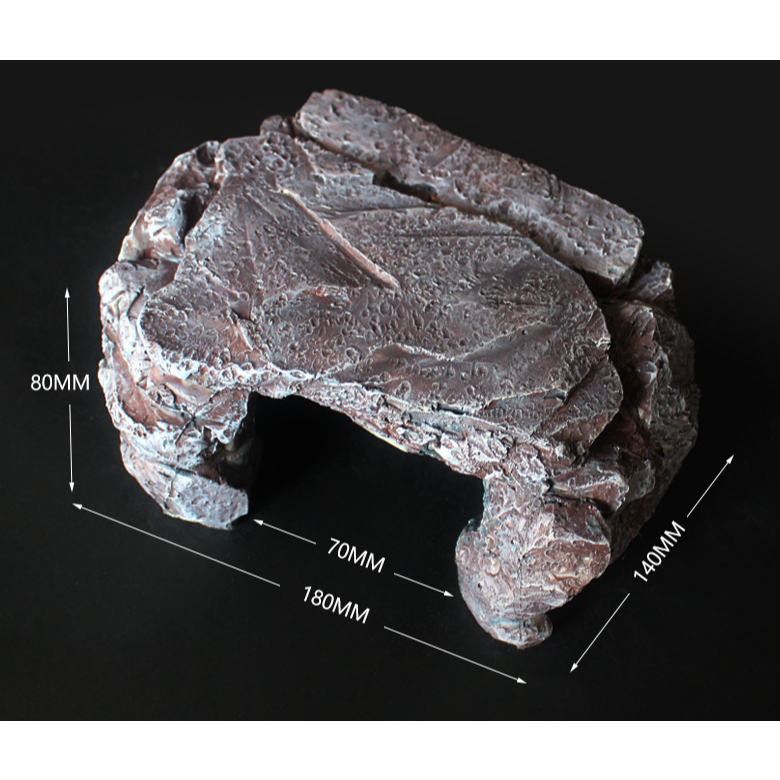 Nomoy Pet Rock Cave 🪨 ถ้ำซ่อนดีไซน์หินธรรมชาติ ที่ซ่อนสัตว์เลื้อยคลาน งู ตุ๊กแก กิ้งก่า กบ DSMXO