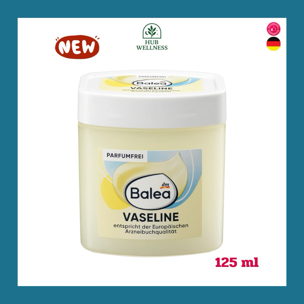 (พร้อมส่ง‼️)วาสลีนสูตรอ่อนโยน ปราศจากน้ำหอม Balea Vaseline ขนาดใหญ่ 125 ml